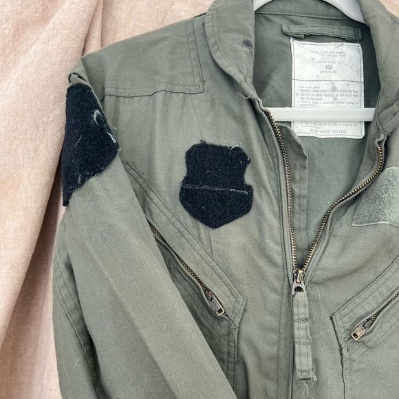 Vintage Unisex Air Force Fly Suit - Fire Retardant- 40R - Picture 5 of 10